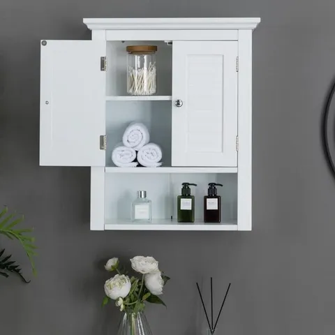 20 × 24.1 in 3-Tier Mounted Wood Baskets & Organizers