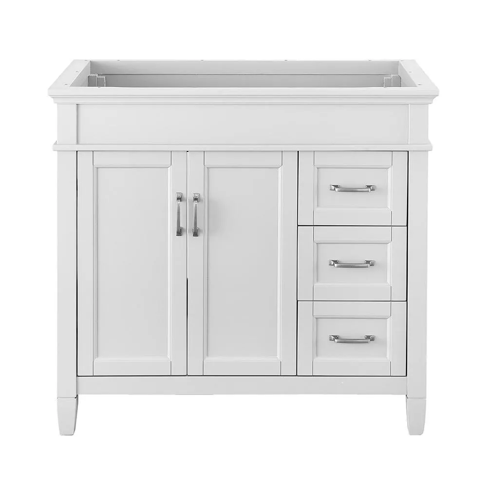 Ashburn 48 in. W Bath Vanity Cabinet Only in Mahogany, photo 21 of 26