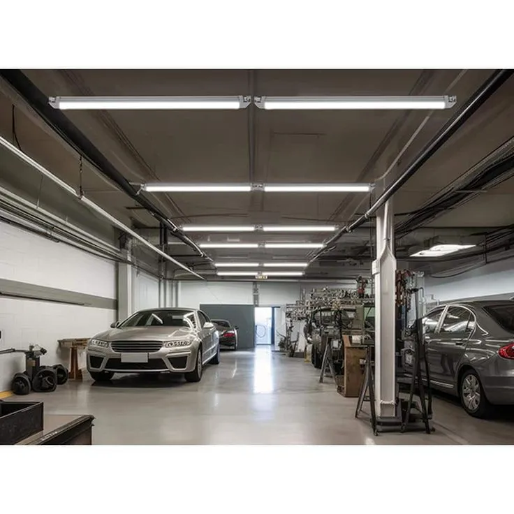 Commercial Electric 4 ft. Vapor Tight 4500 Lumens Gray Integrated LED Wraparound Light 3000K 4000K 5000K Wet Rated 120-277v, photo 5 of 10