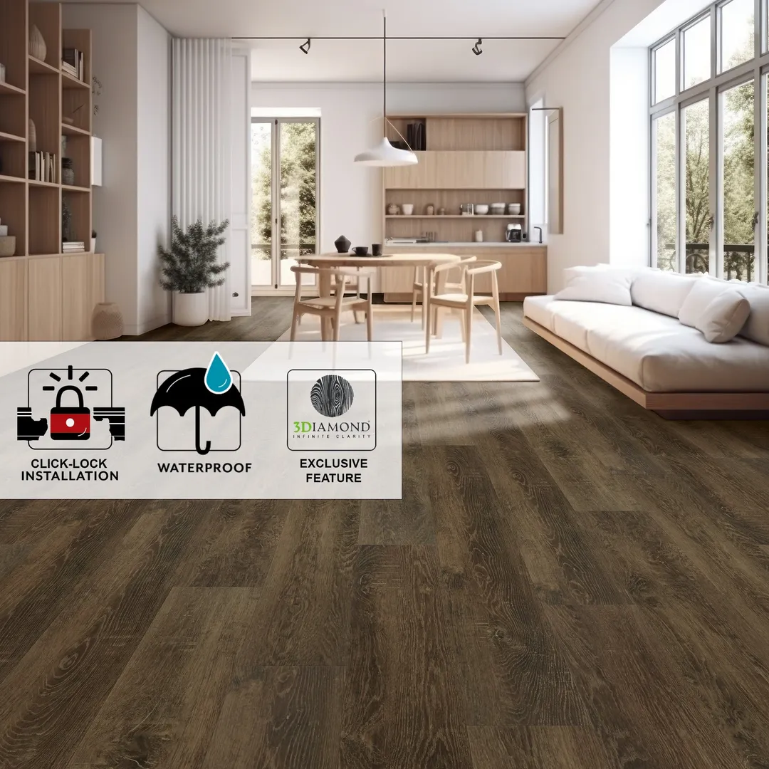 Element Flooring Highland Union 20-mil x 9-in W x 72-in L Waterproof Click Lock Luxury Vinyl Plank Flooring ( 22.33-sq ft Per Carton ), photo 10 of 12