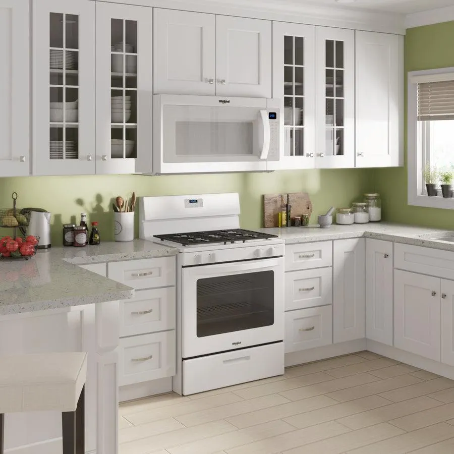Whirlpool 30-in 4 Burners 5.1-cu ft Freestanding Gas Range (Stainless Steel), photo 7 of 8