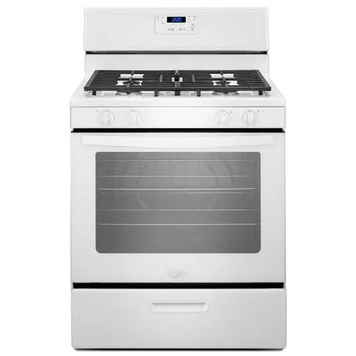 Whirlpool 30-in 4 Burners 5.1-cu ft Freestanding Gas Range (White), photo 7 of 9