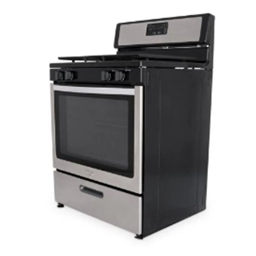 Whirlpool 30-in 4 Burners 5.1-cu ft Freestanding Gas Range (Stainless Steel), photo 3 of 8