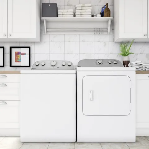4.3-cu ft High-Efficiency Top-Load Washer with Quick Wash in White
