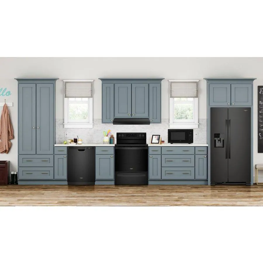 Whirlpool 55-Decibel Front Controls 24-in Built-In Dishwasher with 1-Hour Wash Cycle - Monochromatic Stainless Steel, photo 8 of 8