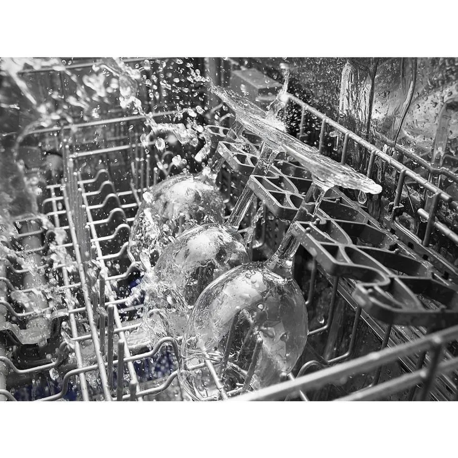 Whirlpool 55-Decibel Front Controls 24-in Built-In Dishwasher with 1-Hour Wash Cycle - Monochromatic Stainless Steel, photo 3 of 8