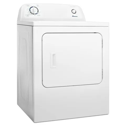 6.5-cu ft Reversible Side Swing Door Gas Dryer (White)