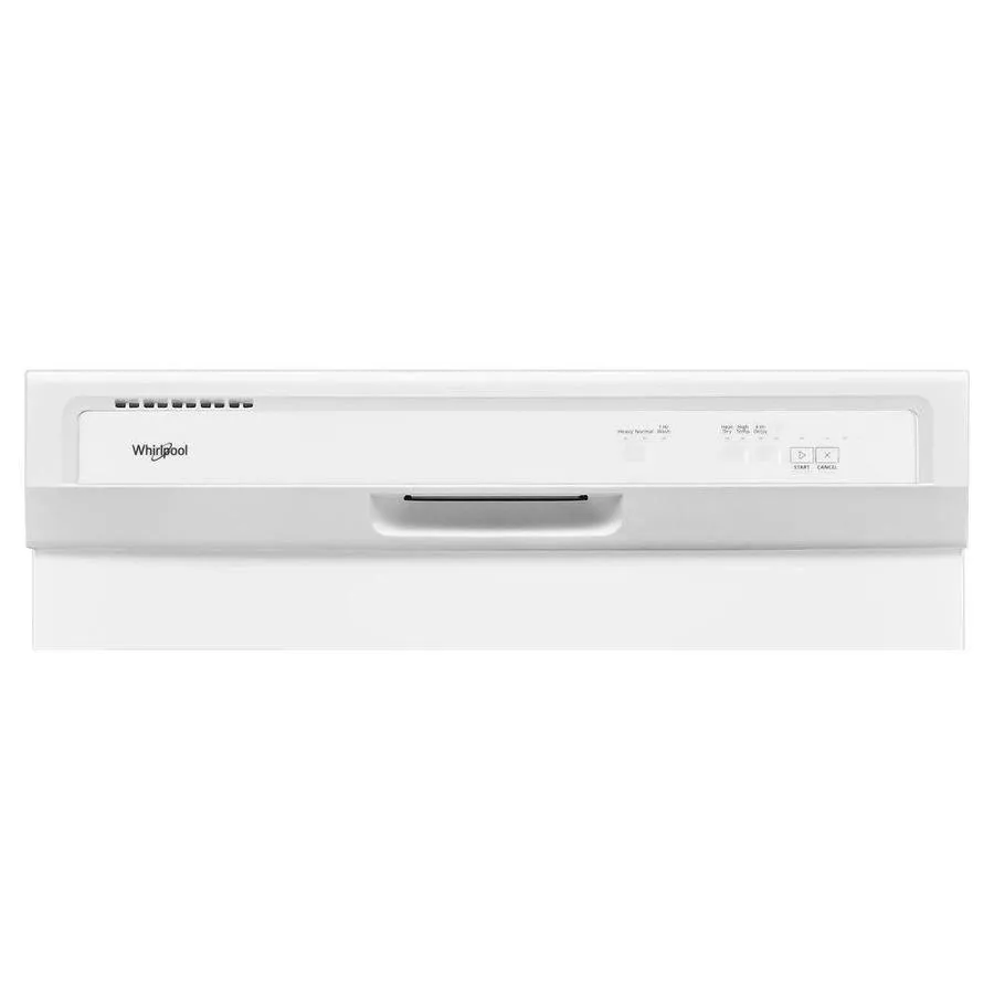 Whirlpool 55-Decibel Front Controls 24-in Built-In Dishwasher with 1-Hour Wash Cycle - White, photo 2 of 10