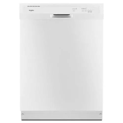 Whirlpool 55-Decibel Front Controls 24-in Built-In Dishwasher with 1-Hour Wash Cycle - White, photo 7 of 10