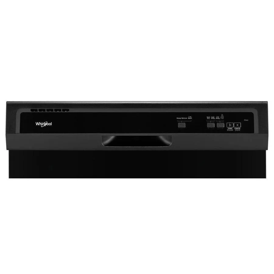 Whirlpool 55-Decibel Front Controls 24-in Built-In Dishwasher with 1-Hour Wash Cycle - Black, photo 2 of 10