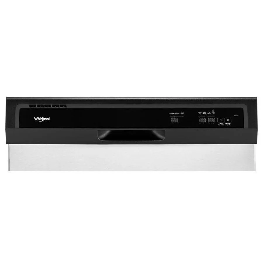 Whirlpool 55-Decibel Front Controls 24-in Built-In Dishwasher with 1-Hour Wash Cycle - White, photo 9 of 10