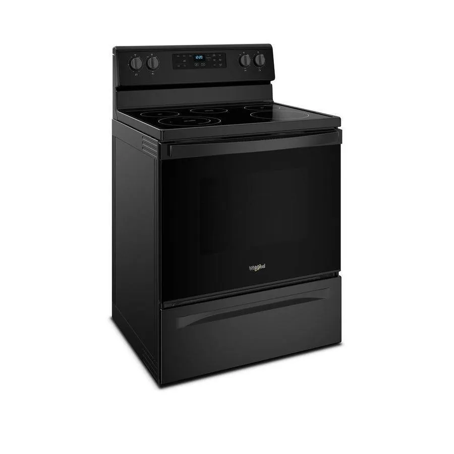 Whirlpool 30-in Smooth Surface 5 Elements 5.3-cu ft Steam Cleaning Freestanding Electric Range (White), photo 11 of 14