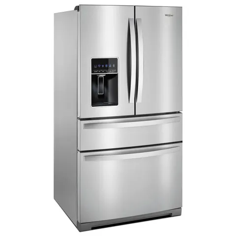 26.2-cu ft 4-Door 36-in French Door Refrigerator with Exterior Drawer - Fingerprint Resistant Stainless Steel