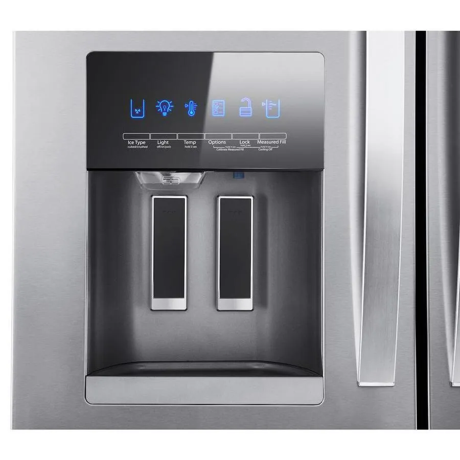 Whirlpool 24.5-cu ft 4-Door 36-in French Door Refrigerator with Exterior Ice and Water Dispenser - Fingerprint Resistant Stainless Steel, photo 2 of 13