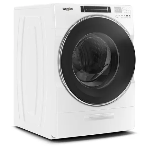 5.0-cu ft High-Efficiency Front Load Washer with Load and Go XL Dispenser - White