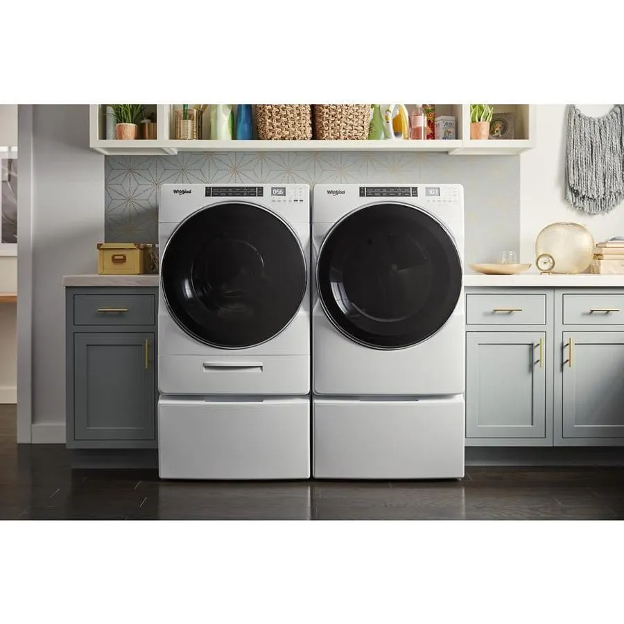 Whirlpool 5.0-cu ft High-Efficiency Front Load Washer with Load and Go XL Dispenser - White, photo 8 of 10