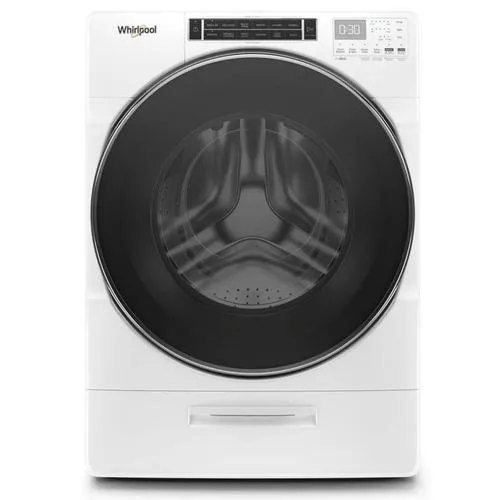 Whirlpool 5.0-cu ft High-Efficiency Front Load Washer with Load and Go XL Dispenser - White, photo 9 of 10