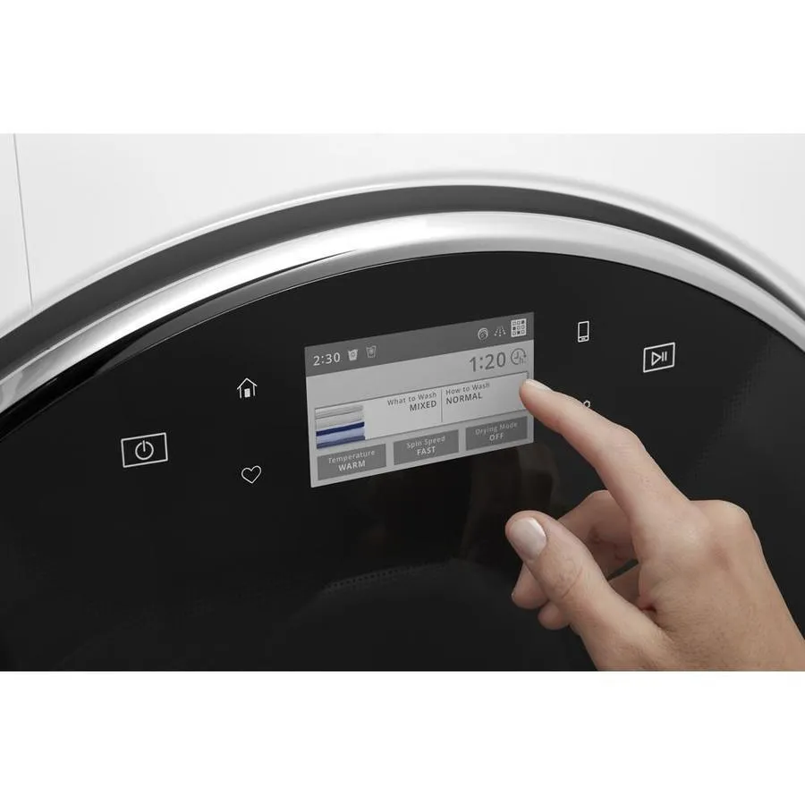 Whirlpool 5.0-cu ft Smart High-Efficiency Front Load Washer with Load and Go XL Plus Dispenser - White, photo 9 of 11
