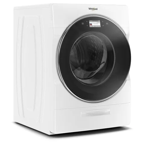 5.0-cu ft Smart High-Efficiency Front Load Washer with Load and Go XL Plus Dispenser - White