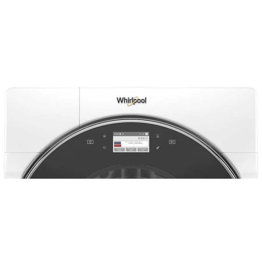 Whirlpool 5.0-cu ft Smart High-Efficiency Front Load Washer with Load and Go XL Plus Dispenser - White, photo 4 of 11