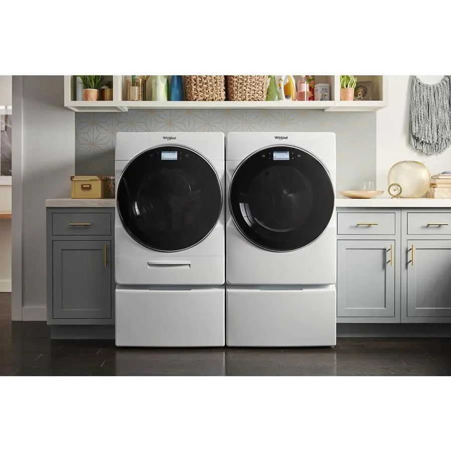 Whirlpool 5.0-cu ft Smart High-Efficiency Front Load Washer with Load and Go XL Plus Dispenser - White, photo 8 of 11