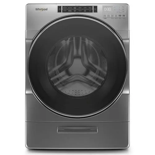 Whirlpool 5.0-cu ft High-Efficiency Front Load Washer with Load and Go XL Dispenser - Chrome Shadow, photo 9 of 10
