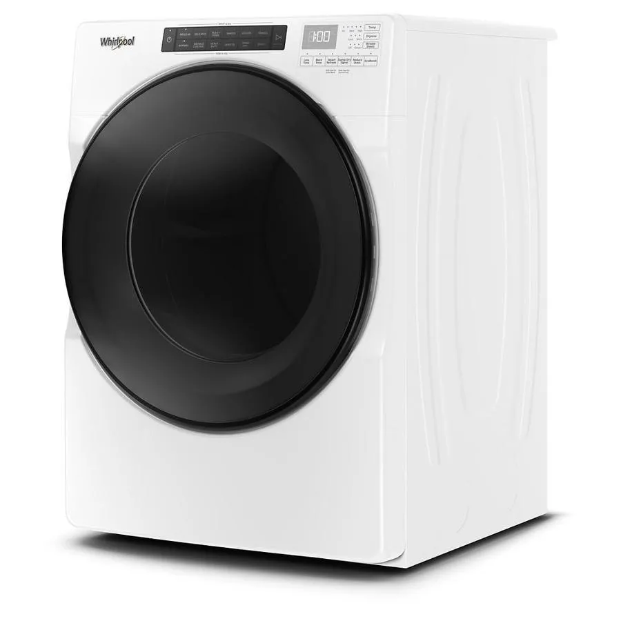 Whirlpool 7.4-cu ft Smart Capable Stackable Vented Electric Dryer with Steam Cycles - Chrome Shadow, photo 11 of 11