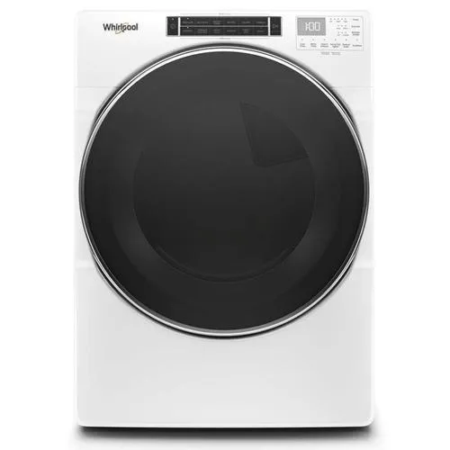 Whirlpool 7.4-cu ft Front Load Stackable Vented Electric Dryer with Steam Cycles - White, photo 10 of 11