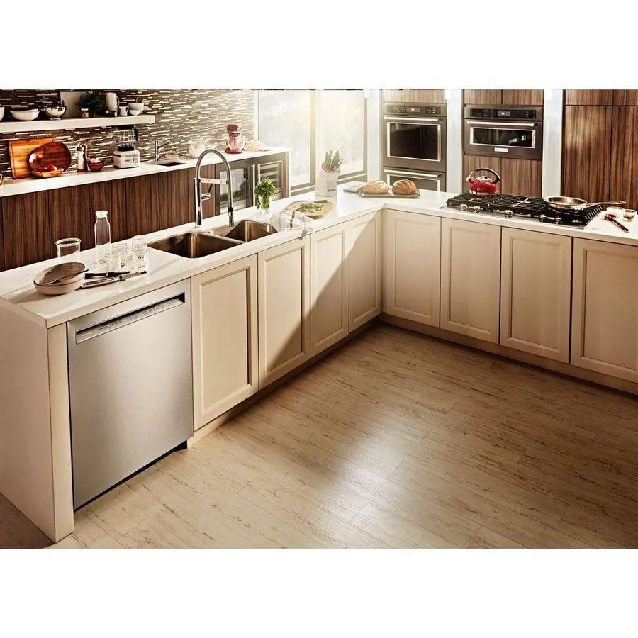 KitchenAid 46-Decibel Front Control 24-in Built-In Dishwasher (Fingerprint-Resistant Stainless Steel) ENERGY STAR, photo 9 of 13