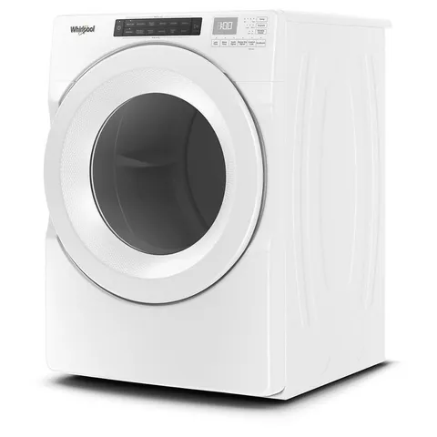 7.4-cu ft Reversible Side Swing Door Stackable Gas Dryer