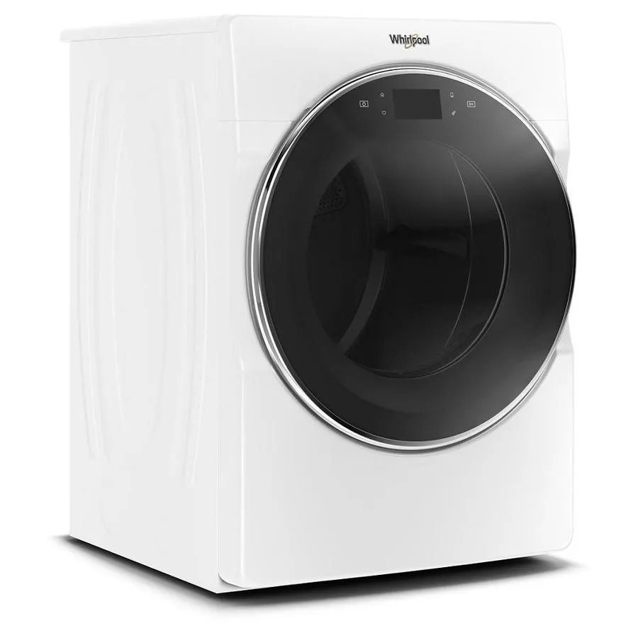 Whirlpool Smart 7.4-cu ft Reversible Side Swing Door Stackable Steam Cycle Gas Dryer (Chrome Shadow) ENERGY STAR, photo 12 of 12