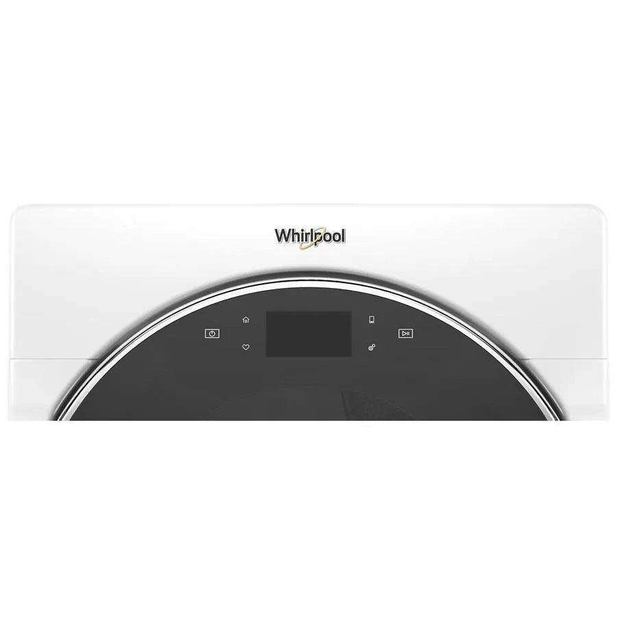 Whirlpool Smart 7.4-cu ft Reversible Side Swing Door Stackable Steam Cycle Gas Dryer (White) ENERGY STAR, photo 4 of 12