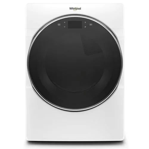 Whirlpool Smart 7.4-cu ft Reversible Side Swing Door Stackable Steam Cycle Gas Dryer (White) ENERGY STAR, photo 10 of 12