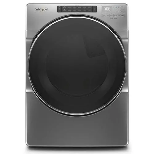 Whirlpool 7.4-cu ft Smart Capable Stackable Vented Electric Dryer with Steam Cycles - Chrome Shadow, photo 10 of 11