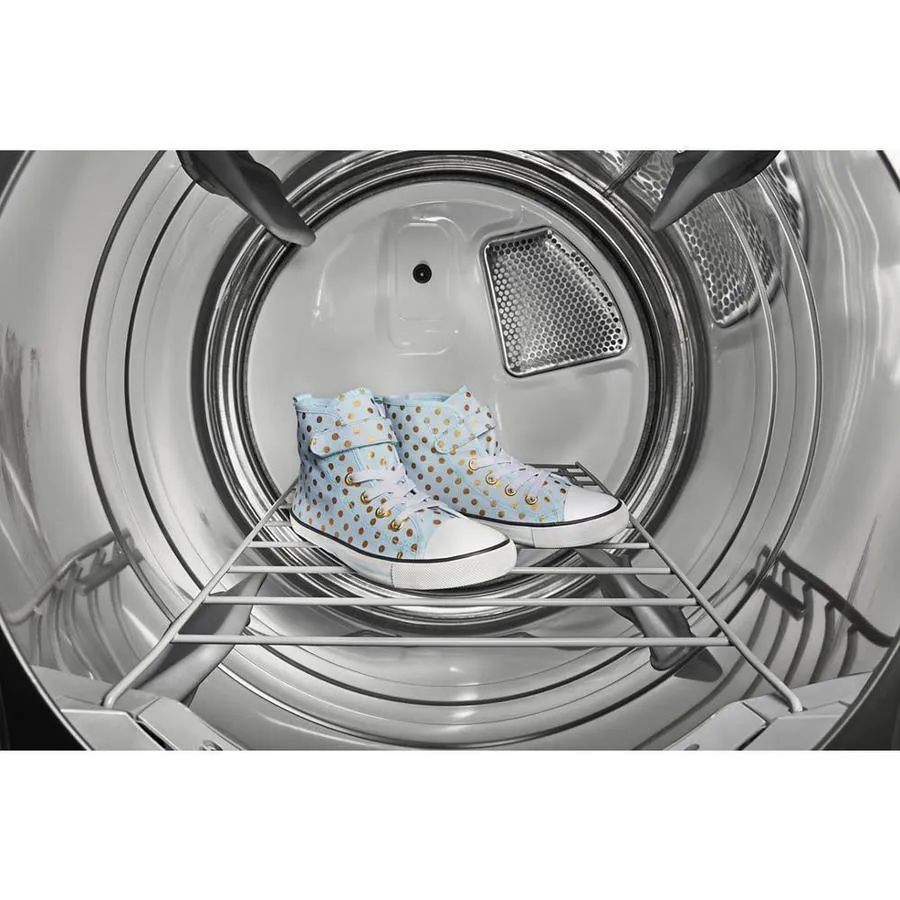Whirlpool 7.4-cu ft Front Load Stackable Vented Electric Dryer with Steam Cycles - Chrome Shadow, photo 9 of 11