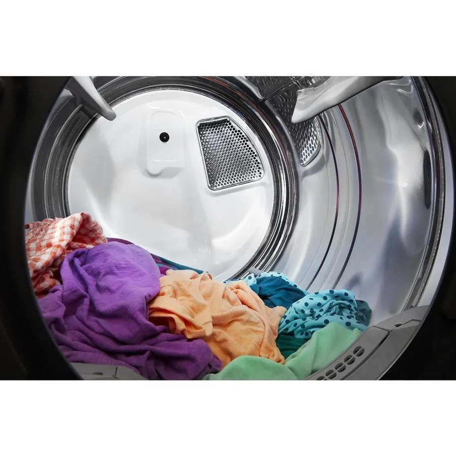 Whirlpool 7.4-cu ft Front Load Stackable Vented Electric Dryer with Steam Cycles - Chrome Shadow, photo 5 of 11