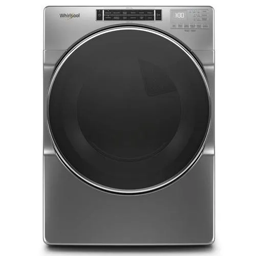 Whirlpool 7.4-cu ft Front Load Stackable Vented Electric Dryer with Steam Cycles - Chrome Shadow, photo 10 of 11