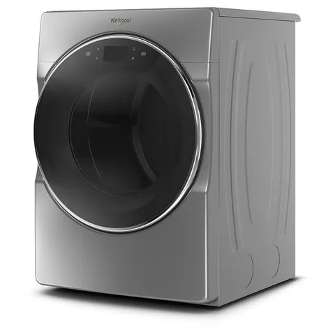 7.4-cu ft Smart Front Load Stackable Vented Electric Dryer - Chrome Shadow