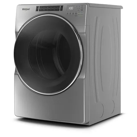 7.4-cu ft Stackable Front Load Ventless Hybrid Heat Pump Electric Dryer - Chrome Shadow