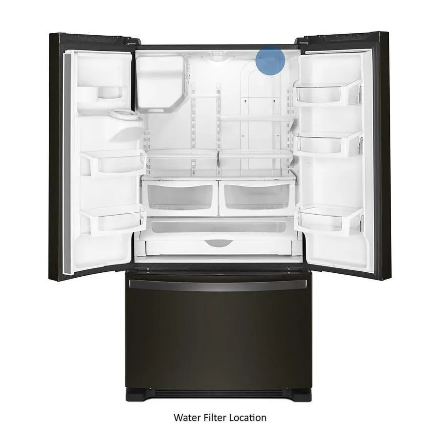 Whirlpool 24.7-cu ft 3-Door Standard-Depth 36-in French Door Refrigerator with Exterior Ice and Water Dispenser - Fingerprint Resistant Stainless Steel, photo 12 of 13