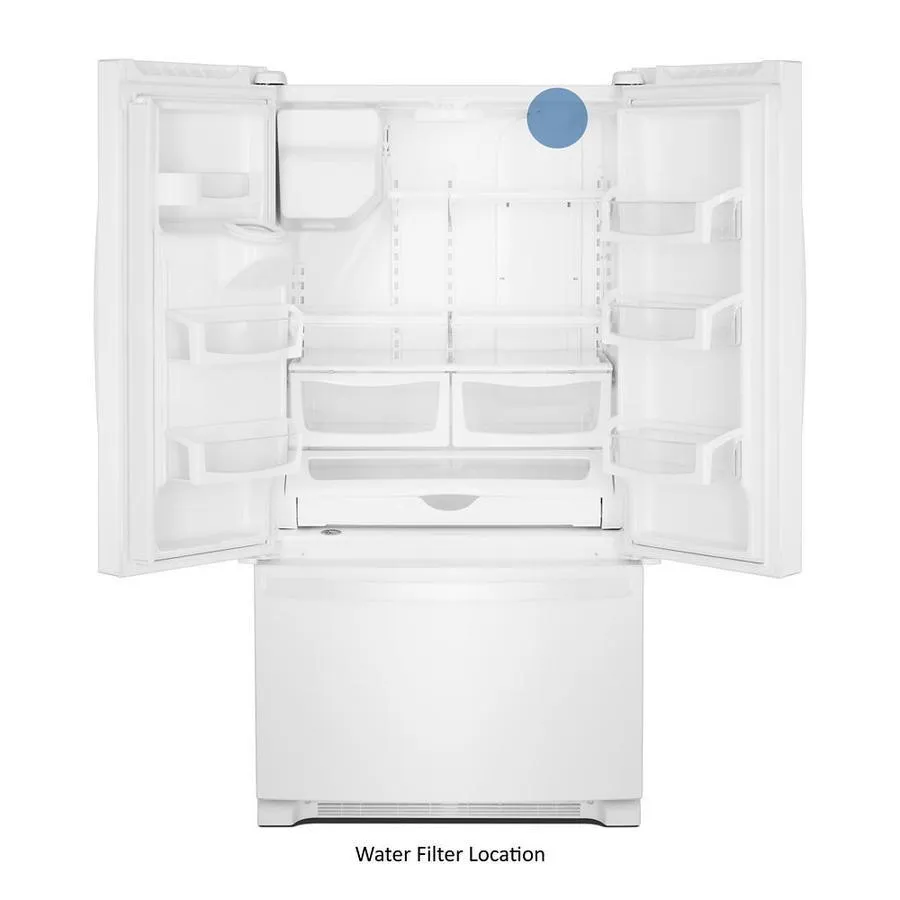 Whirlpool 24.7-cu ft 3-Door Standard-Depth 36-in French Door Refrigerator with Exterior Ice and Water Dispenser - Fingerprint Resistant Stainless Steel, photo 13 of 13
