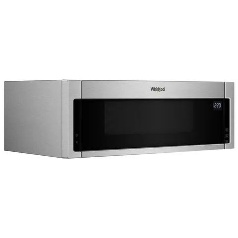 1.1-cu ft Low Profile Over-the-Range Microwave in Stainless Steel
