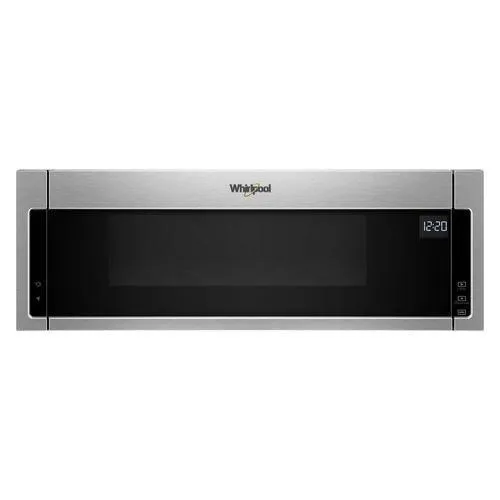 Whirlpool 1.1-cu ft Low Profile Over-the-Range Microwave in Stainless Steel, photo 9 of 11