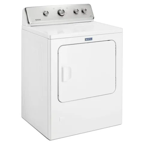 7-cu ft Reversible Side Swing Door Gas Dryer (White)