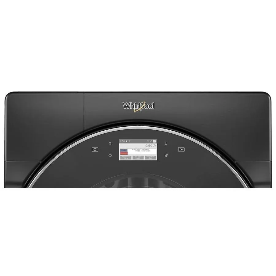 Whirlpool 5.0-cu ft Smart Capable High-Efficiency Front Load Washer with Load and Go XL Plus Dispenser - Black Shadow, photo 4 of 11