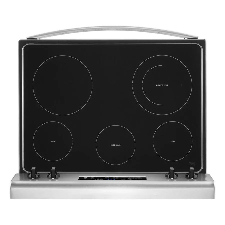 Whirlpool 30-in Smooth Surface 5 Elements 5.3-cu ft Steam Cleaning Freestanding Electric Range (White), photo 12 of 14