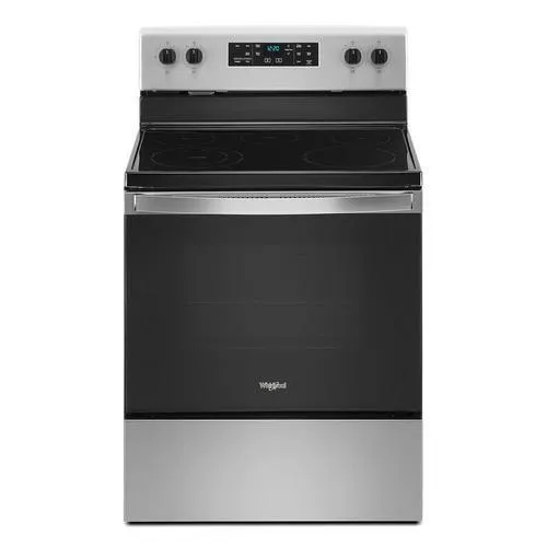 Whirlpool 30-in Smooth Surface 5 Elements 5.3-cu ft Steam Cleaning Freestanding Electric Range (Fingerprint-Resistant Stainless), photo 10 of 14