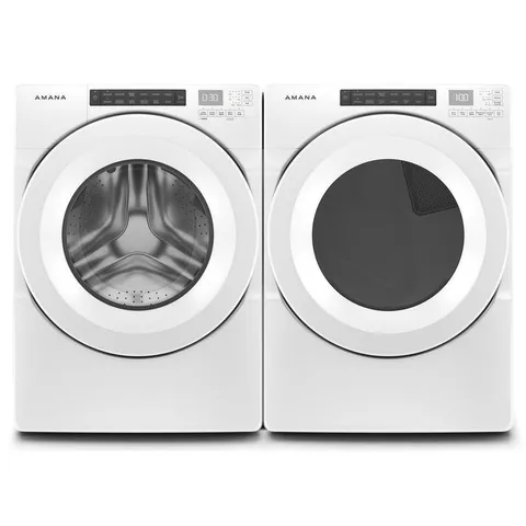 7.4-cu ft Reversible Side Swing Door Stackable Gas Dryer