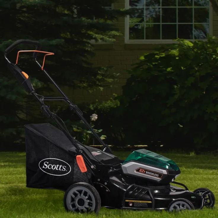 Scotts 21 in. 62-Volt Lithium-Ion Cordless Battery Walk Behind Push Mower with 5 Ah Battery and Charger Included, photo 4 of 6