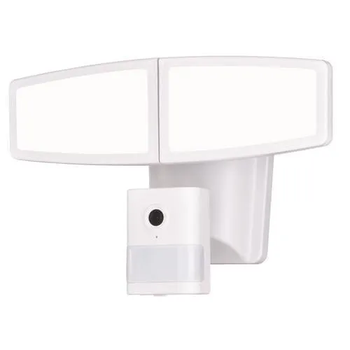 Cascadia 180-Degree 2200-Lumen White Hardwired Integrated LED Motion-Activated Flood Light with Timer, photo 4 of 4